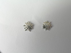 BOUCLES DE MONTAGNE EDELWEISS OR BLANC 750/000