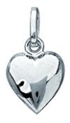 COEUR DE PETITE TAILLE OR BLANC 18K