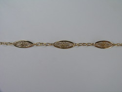 CHAINE DE SAVOIE TRADITIONNELLE OR ROSE 750/000 FILIGRANE