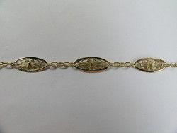 BRACELET TRADITIONNEL FILIGRANE OR JAUNE