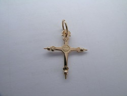 CROIX TRADITIONNELLE DE SAVOIE OU JEANNETTE OR 18K