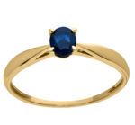 BAGUE SAPHIR OR JAUNE 18 CARATS