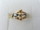 BAGUE DE SAVOIE TRADITIONNELLE 3 BOULES OR ROSE 750/000