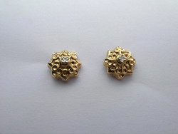 BOUCLES BOUTONS TRADITIONNELLES DE SAVOIE FLORALES  750/000