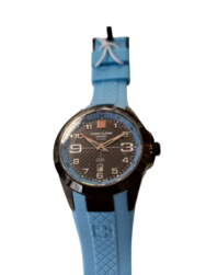 swiss alpine plastique bleu