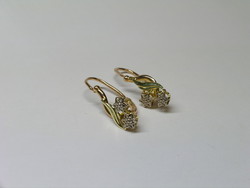 BOUCLES DORMEUSES TRADITIONNELLES DE SAVOIE EDELWEISS OR 18K