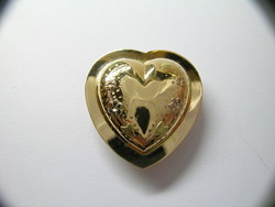 COEUR TRADITIONNEL DE SAVOIE DECOR ET COLLERETTE OR ROSE 18K