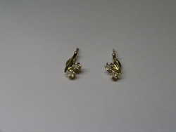 BOUCLES DORMEUSES TRADITIONNELLES DE SAVOIE EDELWEISS OR 18K