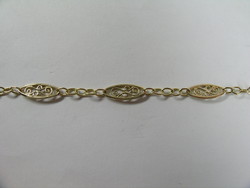 BRACELET TRADITIONNEL FILIGRANE OR JAUNE